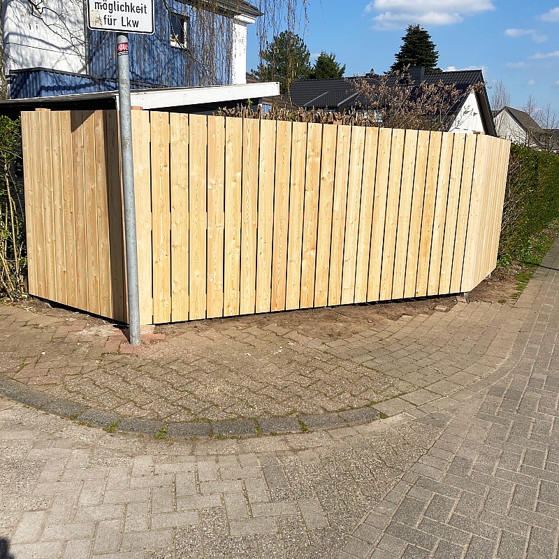 Bild eines Holzzauns